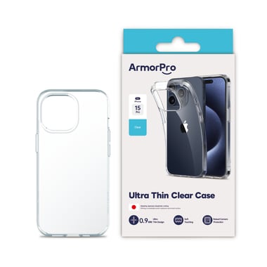 آرمربرو iPhone 15 Pro,غطاء خلفي للهاتف الذكي,شفاف