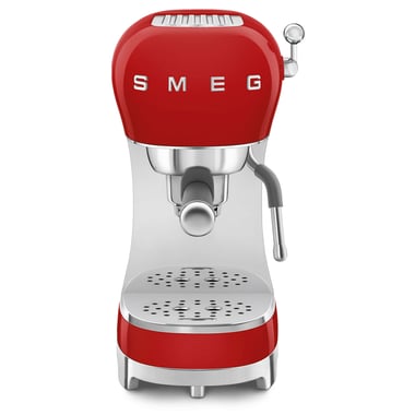 Smeg Espresso Machine,1.1 L,Red