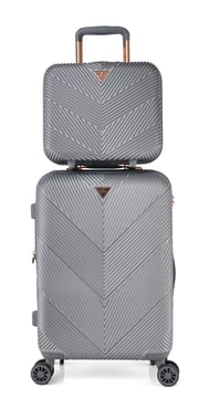 Track Luggage Set Of 2 (14"/20"),2 Pieces,Grey