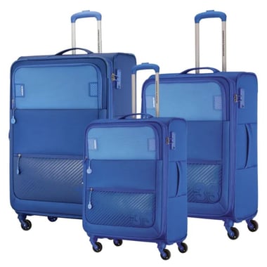 American Tourister Luggage Set Of 3 (22"/26"/30"),3 Pieces,Blue