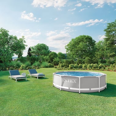Intex Above-Ground Pool 305.00 Cm×305.00 Cm×76.00 Cm,4 Person,Multicolor