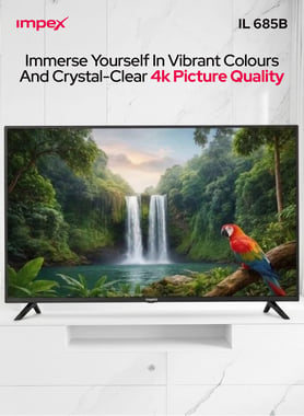 Impex 55" Smart Tv,4k Qled,60 Hz,Black,Wios55q