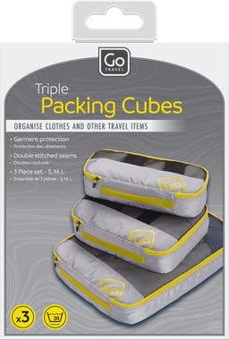 Go Travel Packing Cube,Zipper Closure,Yellow