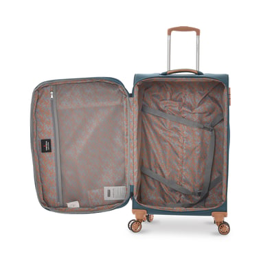 Track Luggage Set Of 3 (20"/24"/28"),3 Pieces,Blue