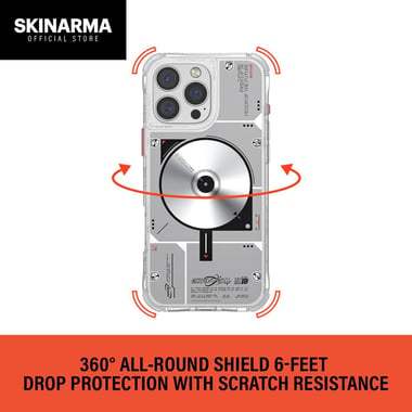 Skinarma Iphone 16 Pro Back Cover Mobile Case,Titanium