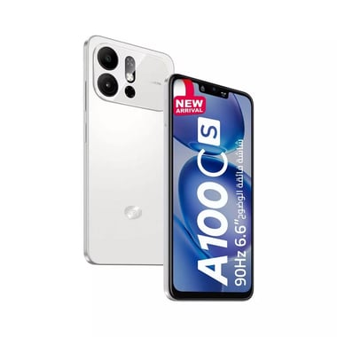 آيتل A100Cs Cloud White 2+4GB,64 جيجابايت,2 جيجابايت رام,أبيض كلاود 4G LTE,