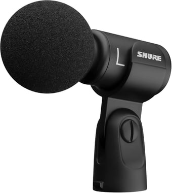 شور,USB-A,ميكروفون مكثّف,أسود