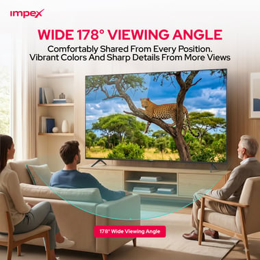 Impex 24" Smart Tv,Hd Led,,Black,Impex Gloria 24 Hd Led Tv