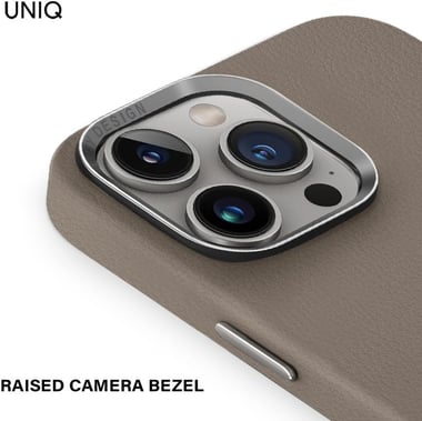 يونيك iPhone 16 Pro,غطاء خلفي للهاتف الذكي,بني