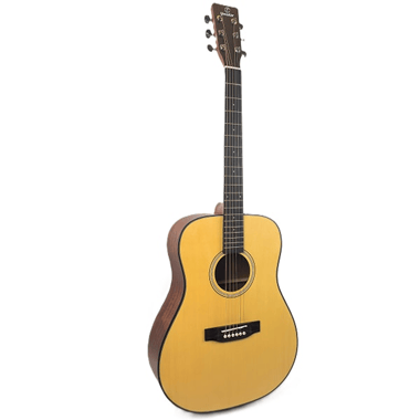 Unistar Classical Guitar Advanced,Right-Handed,6 Strings,Adults,Brown