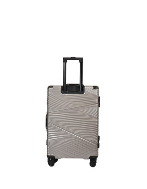 Track Luggage Set Of 3 (20"/24"/28"),3 Pieces,Gold