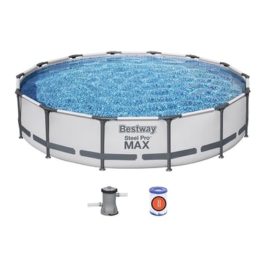 Bestway Framed Pool 427 Cm×427 Cm×84 Cm,5 Person,Multicolor