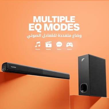 نيكاي NSB600WF-WL ساوند بار مع مضخم صوت,as per usage,أسود