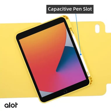 Alot Ipad 10.9 Back Cover Tablet Case,Yellow