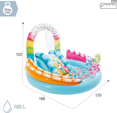 Intex Play Center Pool 170.00 Cm×122.00 Cm×168.00 Cm,2 Person,Multicolor