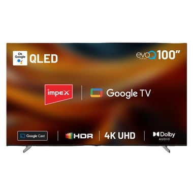 Impex 100" Smart Tv,4k Qled,144 Hz,Black,100qlc2r120