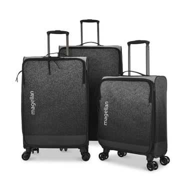 Magellan Luggage Set Of 3 (20"/24"/28"),3 Pieces,Black