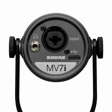 شور MV7i,USB-C / XLR,ميكروفون ديناميكي,أسود