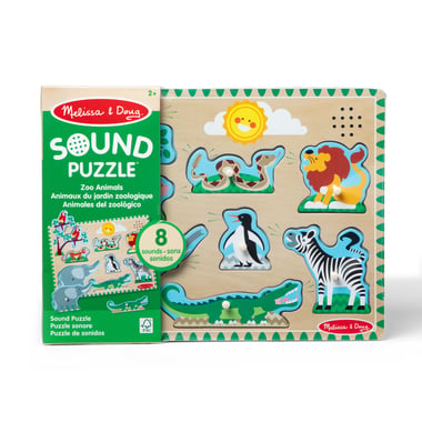 ميليسا آند دوج SMD6074882,Zoo Animals,ألغاز بأوتاد,9,انجليزي,من سنتين فأكثر