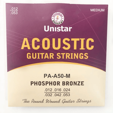 Unistar Guitar String,Silver