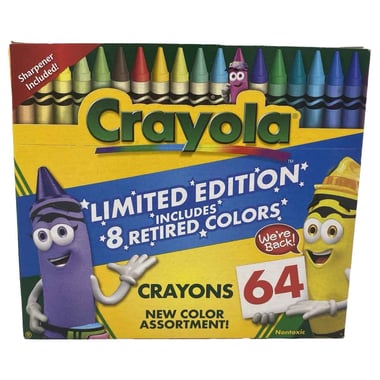 Crayola Wax Crayon,Assorted Color