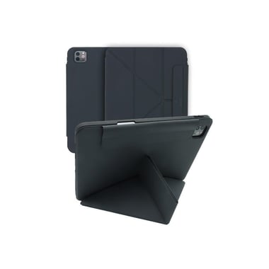 ألوت iPad Mini 7 حافظة كمبيوتر لوحي بغطاء خلفي,أسود