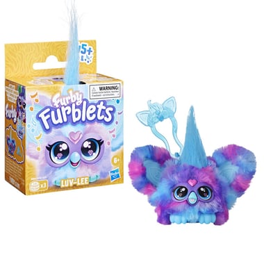 Furby Clip-On Plush Toy ,6 Years And Above,Multicolor