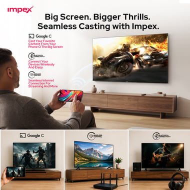 Impex 65" Smart Tv,4k Qd Mini-Led,120 Hz (Dlg),Black,65 Inch Google Tv Qd Mini Led 4k Ultra Hd Smart Tv