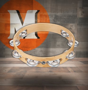 Latin Percussion Tambourine Beginner 1 Piece,All Ages,Gold