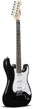 Unistar Electric Guitar Beginner,Right-Handed,6 Strings,Adults,Brown
