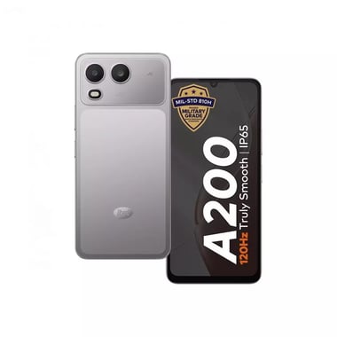 آيتل A200 Dual SIM Meteor titanium 3+5GB,128 جيجابايت,3 جيجابايت رام,تيتانيوم 4G LTE,