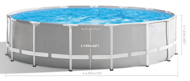 Intex Framed Pool 457.00 Cm×457.00 Cm×122.00 Cm,6 Person,Multicolor