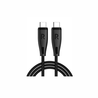 Ravpower Rp-Cb1037 Ravpower Rp-Cb1037 Nylon Braided C-C Cable 60w 3a 1.2m Black Sync & Charge Cable,1.2 Cm,Black