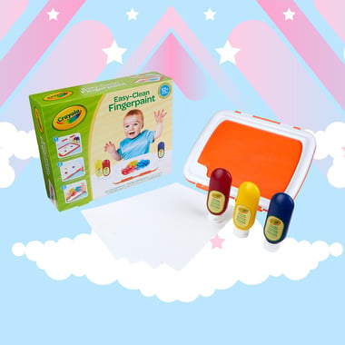 Crayola Finger Paint,Assorted Color