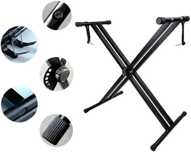 Unistar Keyboard Stand,X-Style,Black