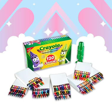 Crayola Wax Crayon,Assorted Color