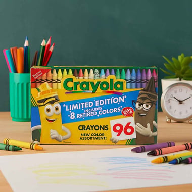 Crayola Wax Crayon,Assorted Color