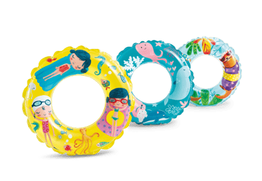 Intex Pool Float Ring 3 Years And Above,Multicolor