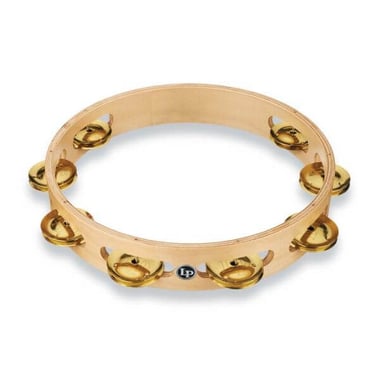 Latin Percussion Tambourine Beginner 1 Piece,All Ages,Gold