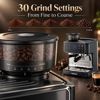 Nikai Espresso Machine,Black