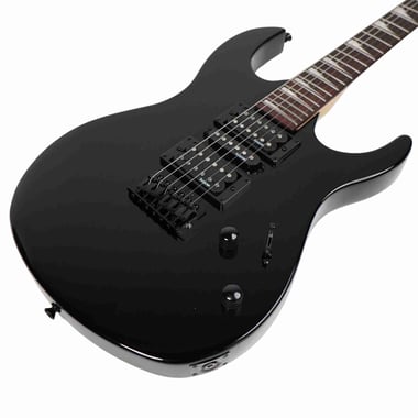 Unistar Seib370-Bk Electric Guitar Beginner,Right-Handed,6,Adults,Black