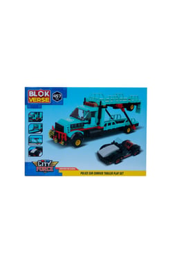 Blokverse Vehicle & Track Set Truck,6 Years And Above,Blue