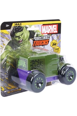 Marvel Diecast Pull-Back Model Monster Truck,3 Years And Above,Multicolor