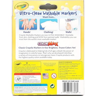 Crayola Color Marker (Washable),Assorted Color