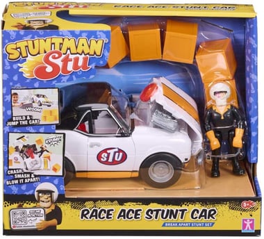 Stuntman Stu Diecast Model Playset Sports Car,5 Years And Above,Multicolor