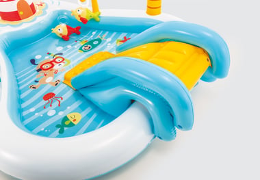 Intex Framed Pool 218 Cm×188 Cm×99 Cm,3 Person,Multicolor