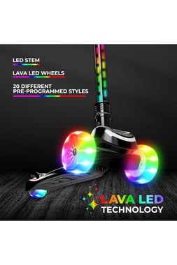 Lit Nova  Light-Up Scooter,3 Years And Above,Unisex,Multicolor