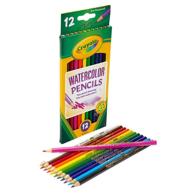 Crayola Watercolor Pencil Set,Assorted Color
