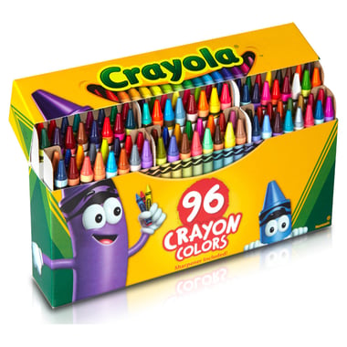 Crayola Wax Crayon,Assorted Color,96