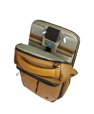 Piquadro Laptop Backpack (18"),For 13"/15.6" (Device),Unisex,Brown